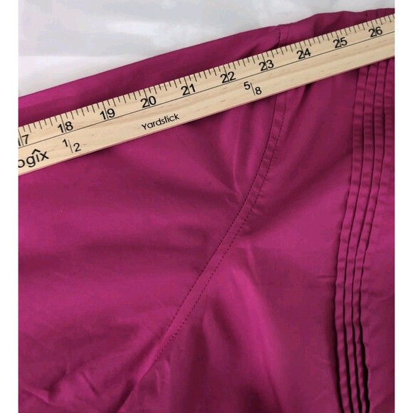 d & co Blouse Long Sleeve Pleaded Detail Hot Pink Size 1X Womans - Picture 7 of 11